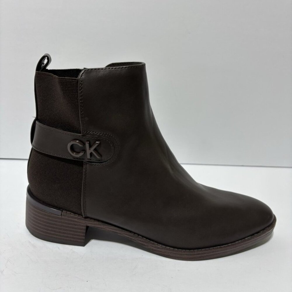 Calvin Klein Women’s Dahari, Brown Ankle Booties, Size 8.5 M